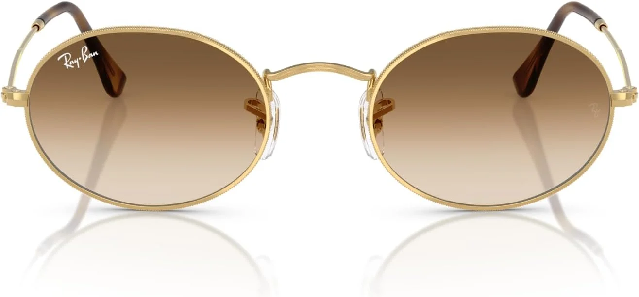 عینک آفتابی بیضی شکل Ray-Ban، رنگ آریستا/قهوه ای گرادیان روشن، سایز 54 میلی متر