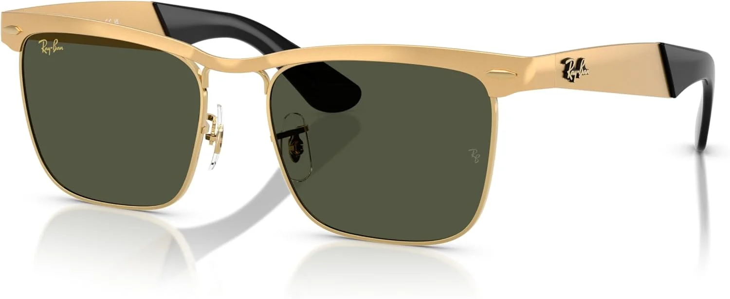 عینک آفتابی زنانه ری-بن مدل WAYFARER DELUXE، طلایی ماسه پاشی شده، سایز One Size