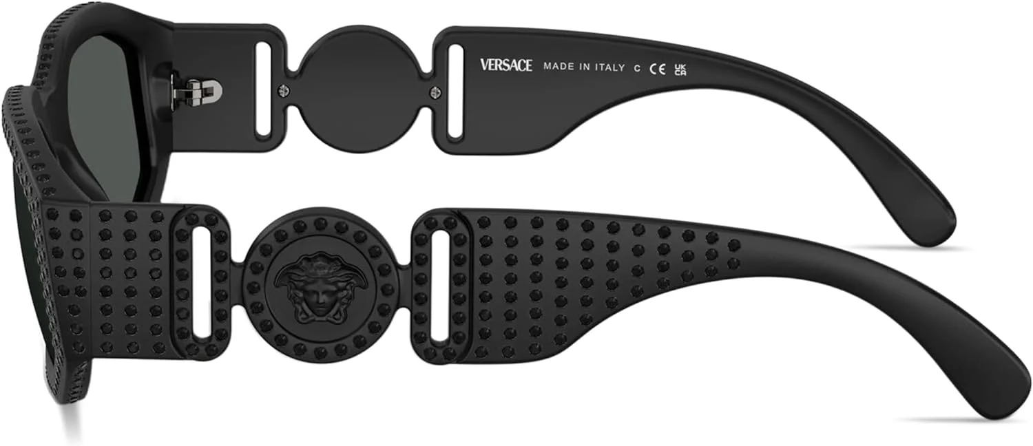 عینک آفتابی ورساچه VE4361-550387 مدل Medusa Biggie مربعی گرد سایز 53 میلی متر