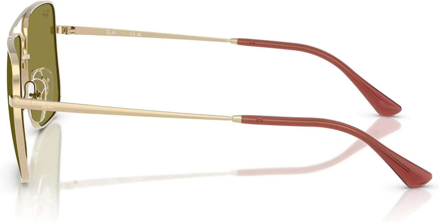 عینک آفتابی زنانه ری بن مدل ARI، طلایی کم رنگ، سایز One Size