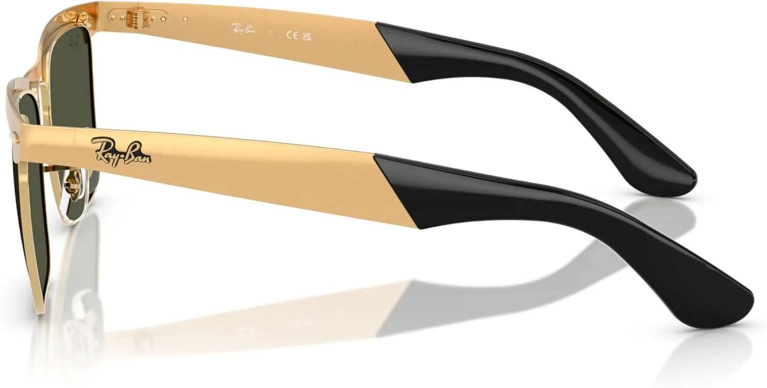 عینک آفتابی زنانه ری-بن مدل WAYFARER DELUXE، طلایی ماسه پاشی شده، سایز One Size