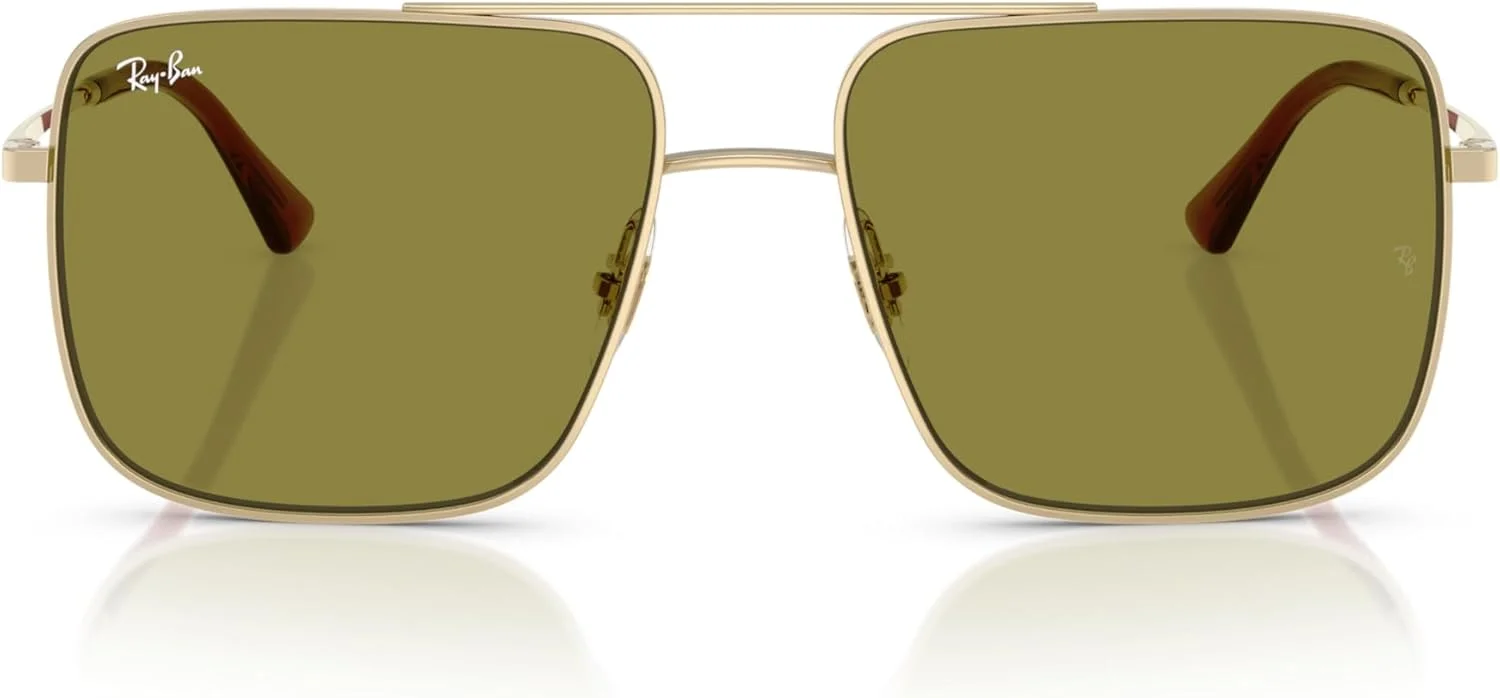 عینک آفتابی زنانه ری بن مدل ARI، طلایی کم رنگ، سایز One Size