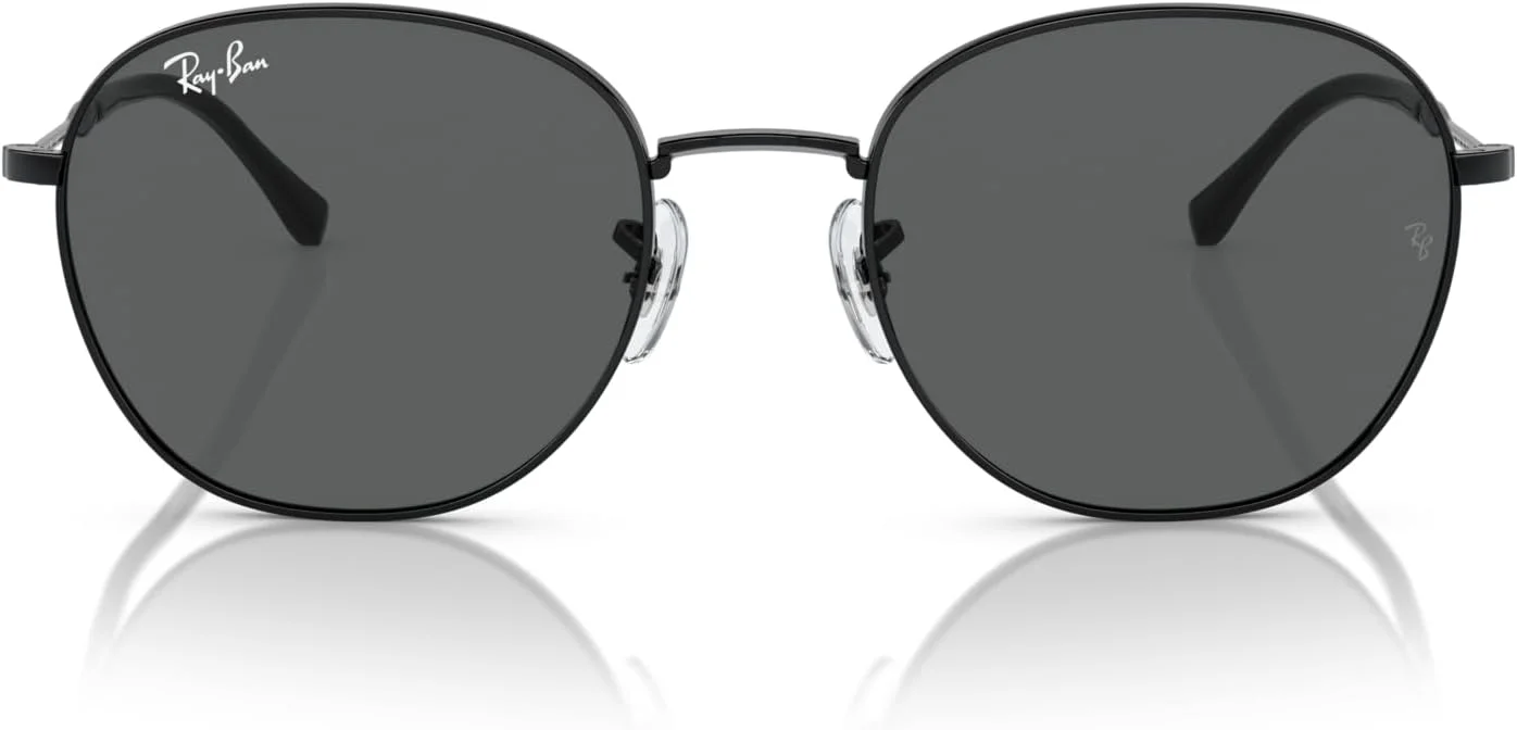 عینک آفتابی گرد ری بن Rb3809، مشکی/خاکستری تیره، 53 میلی متر