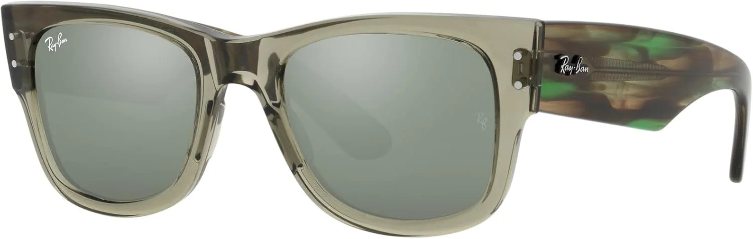عینک آفتابی مربعی ری بن مدل RB0840s Mega Wayfarer