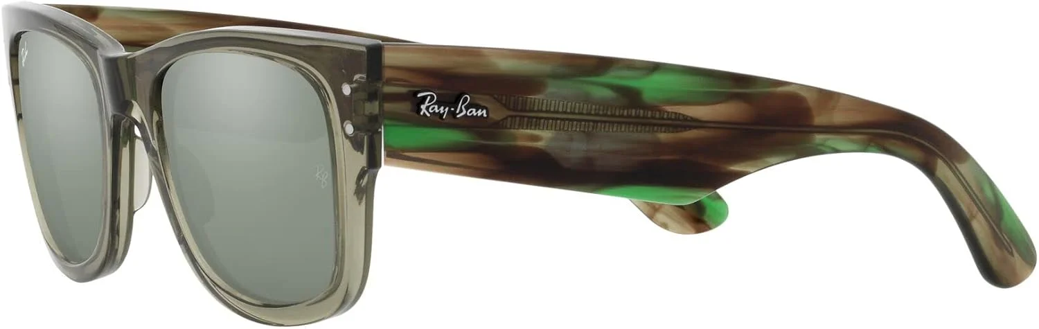 عینک آفتابی مربعی ری بن مدل RB0840s Mega Wayfarer