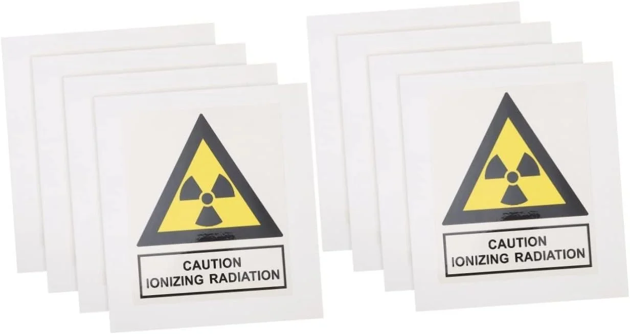 8 عدد برچسب هشدار ایمنی، علائم هشدار دهنده کارخانه، برچسب های احتیاط، علائم هشدار ایمنی، برچسب های خطر، نماد ایمنی، حیوان خانگی، PP
