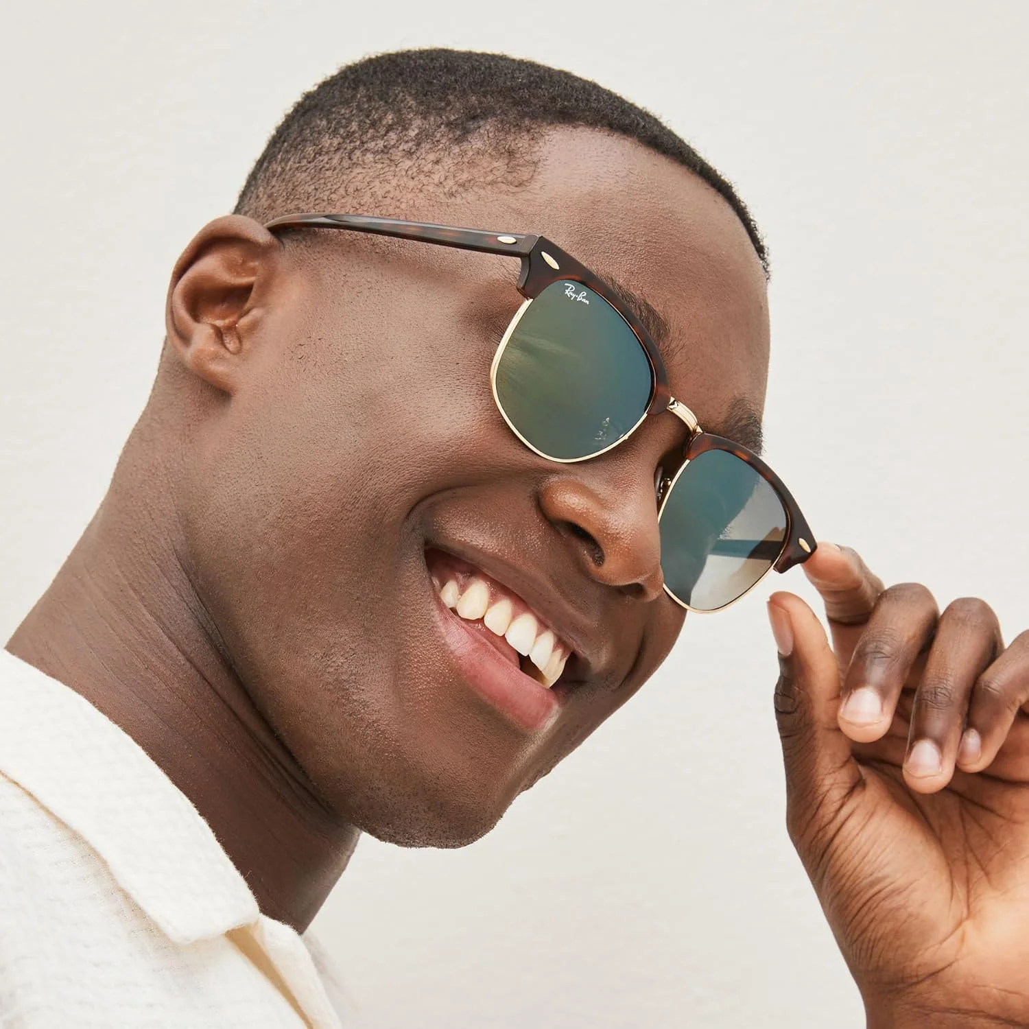 عینک آفتابی مربعی ری بن مدل Rb3016 Clubmaster