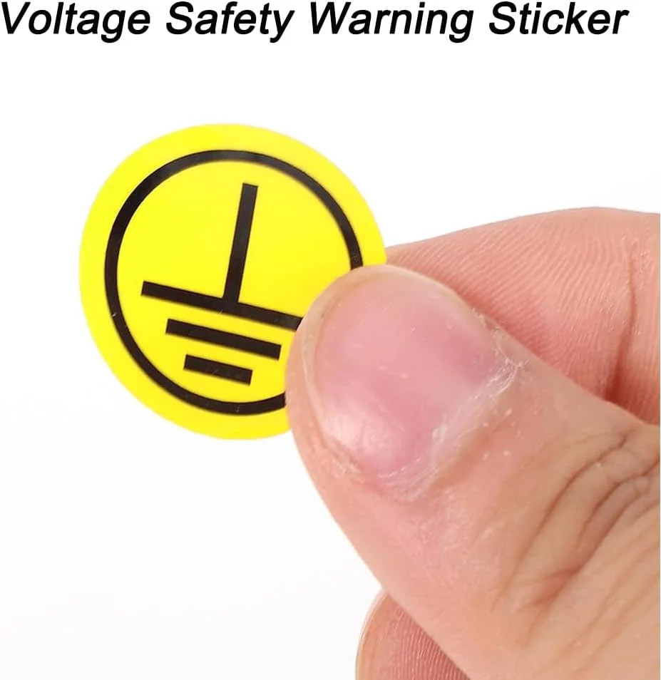 برچسب ترمینال اتصال به زمین ISO، ایمنی، 60 عددی، چسبی، علامت هشدار ایمنی الکتریکی، ضد آب، نشانگر اتصال به زمین برچسب ترمینال اتصال به زمین ISO، ایمنی، 60 عددی، چسبی، علامت هشدار ایمنی الکتریکی، ضد آب، نشانگر اتصال به زمین