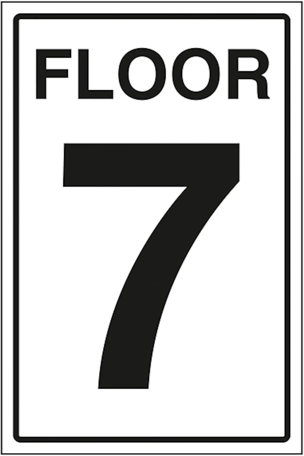 تابلوی ایمنی طبقه V Safety، 150x200 میلی متر - پلاستیک سخت 2 میلی متری