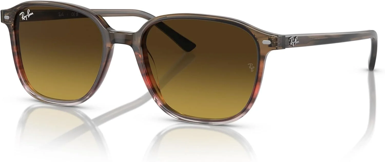 عینک آفتابی унисекс Ray-Ban، فریم راه راه قهوه ای و قرمز، لنزهای قهوه ای، 53 میلی متر، فریم راه راه قهوه ای و قرمز، لنزهای قهوه ای، 53 میلی متر عینک آفتابی унисекс Ray-Ban، فریم راه راه قهوه ای و قرمز، لنزهای قهوه ای، 53 میلی متر، فریم راه راه قهوه ای و قرمز، لنزهای قهوه ای، 53 میلی متر