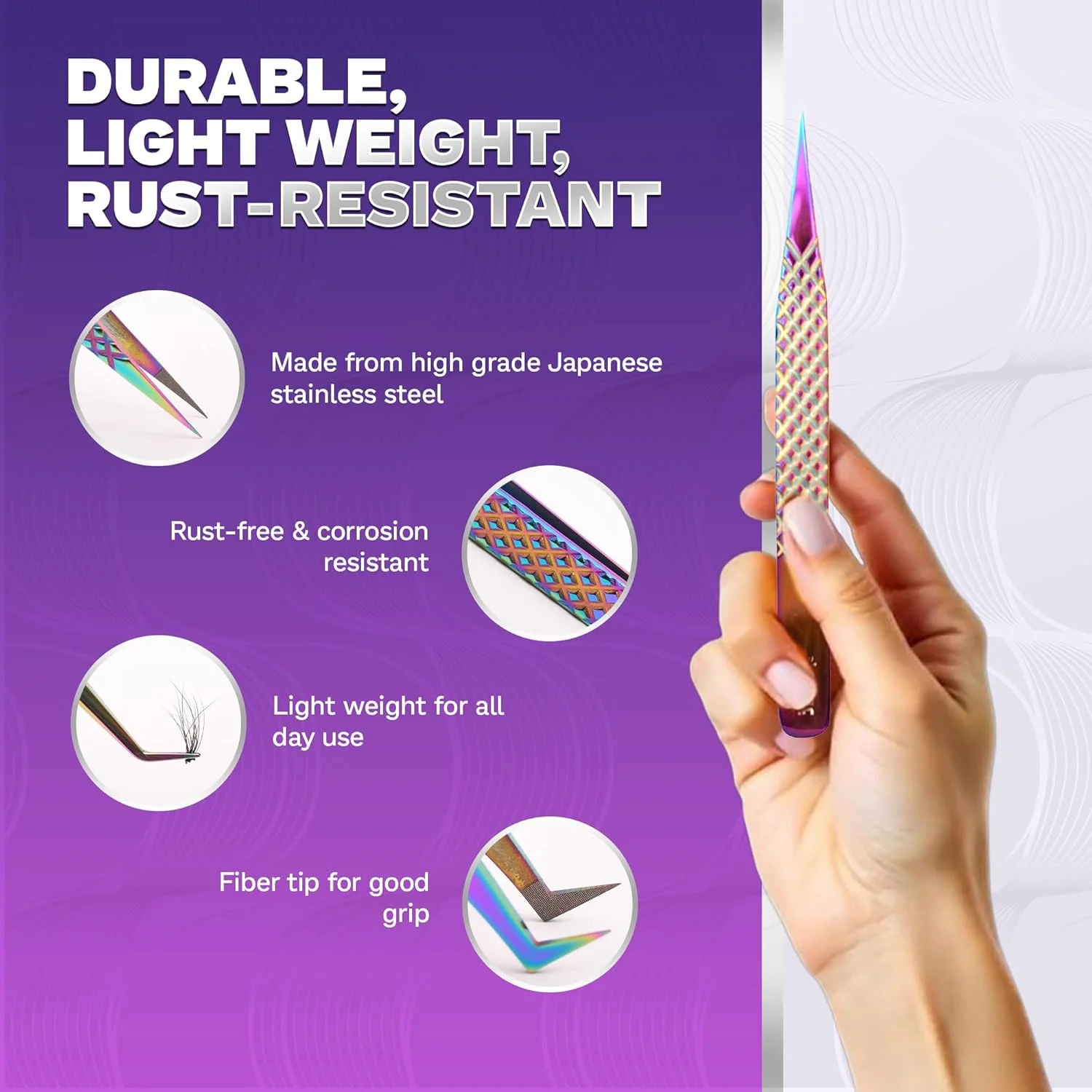 ست موچین مژه فولاد ژاپنی IMAGE شامل 5 عدد با کیف چرمی، موچین مژه حرفه ای برای اکستنشن مژه - نوک های روکش تیتانیوم، 90 و 45 درجه، موچین اکستنشن مژه نوک تیز (چند رنگ) ست موچین مژه فولاد ژاپنی IMAGE شامل 5 عدد با کیف چرمی، موچین مژه حرفه ای برای اکستنشن مژه - نوک های روکش تیتانیوم، 90 و 45 درجه، موچین اکستنشن مژه نوک تیز (چند رنگ)