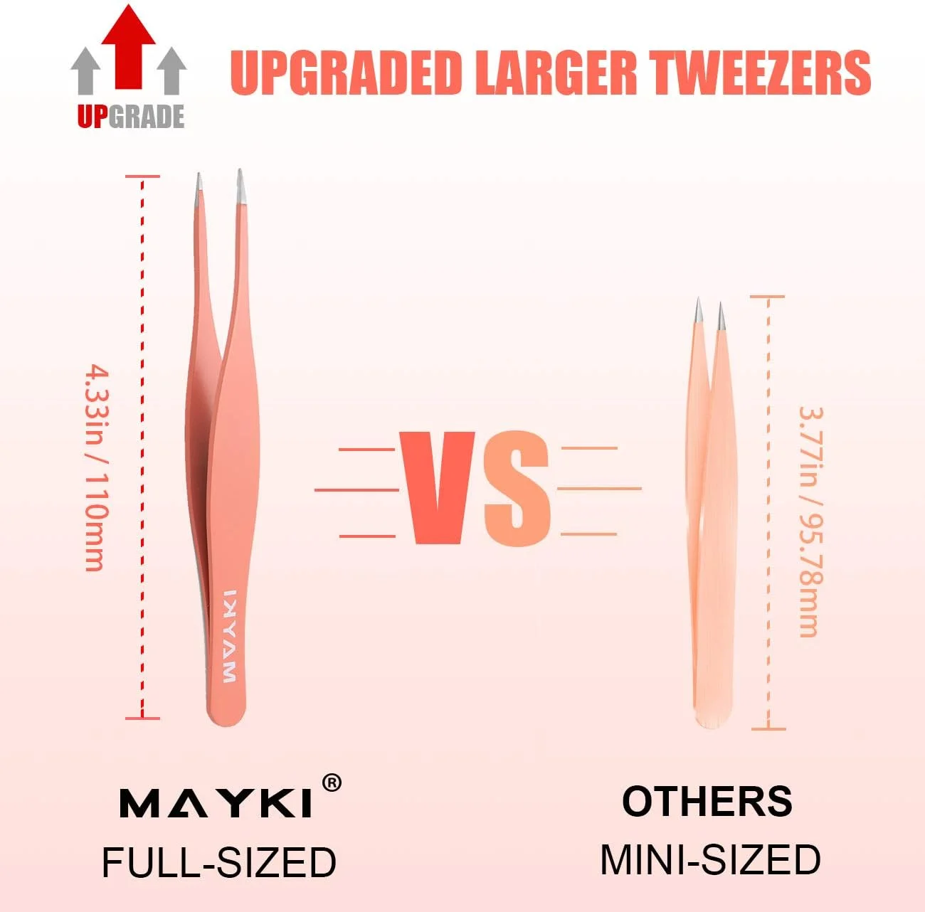 موچین ابرو زنانه MAYKI، 6 عددی، ست موچین حرفه ای سایز کامل، ست موچین دقیق برای ابرو/موهای زیر پوستی/خار/از بین بردن موهای صورت، موچین زنانه استیل ضد زنگ موچین ابرو زنانه MAYKI، 6 عددی، ست موچین حرفه ای سایز کامل، ست موچین دقیق برای ابرو/موهای زیر پوستی/خار/از بین بردن موهای صورت، موچین زنانه استیل ضد زنگ