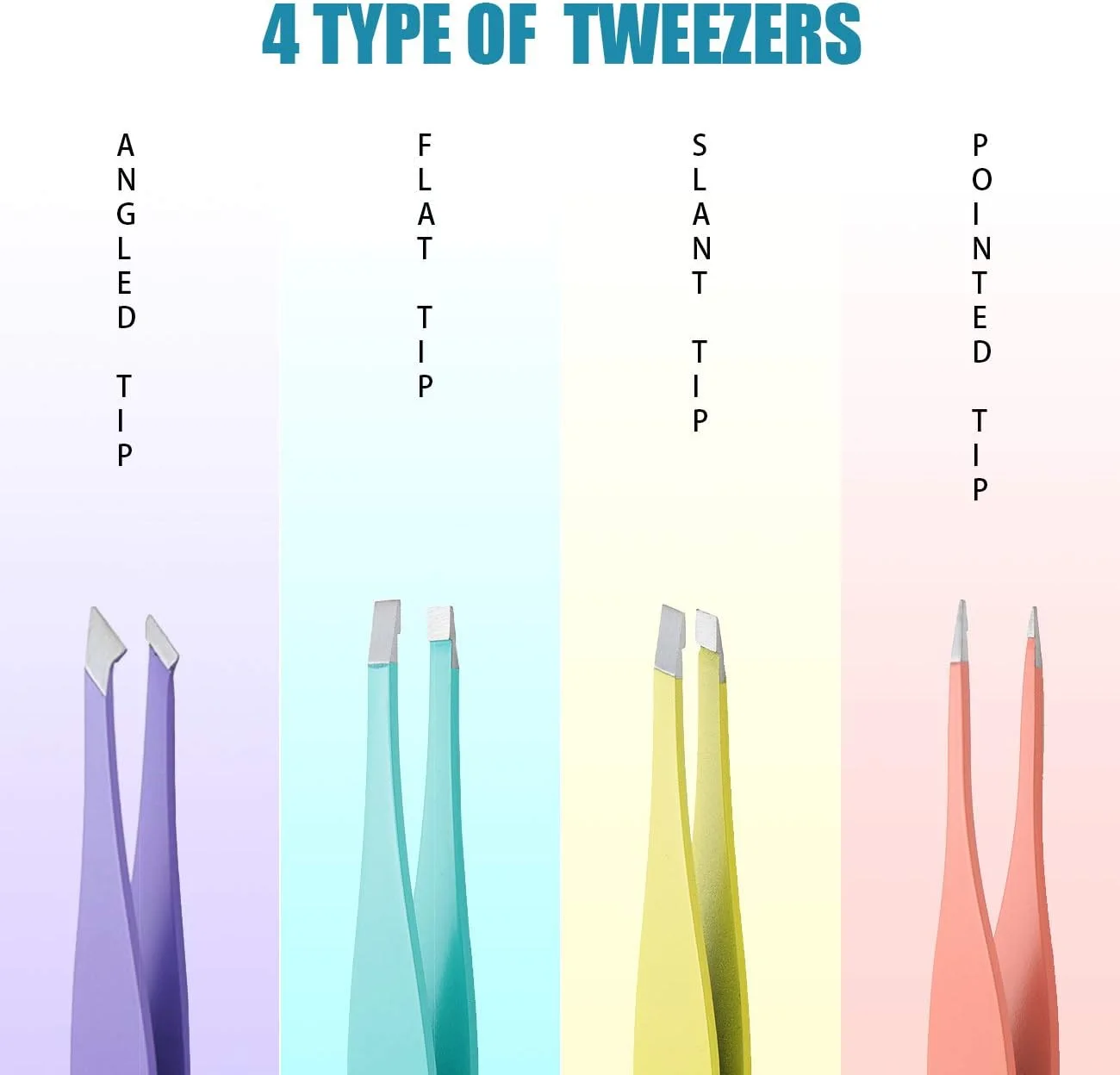 موچین ابرو زنانه MAYKI، 6 عددی، ست موچین حرفه ای سایز کامل، ست موچین دقیق برای ابرو/موهای زیر پوستی/خار/از بین بردن موهای صورت، موچین زنانه استیل ضد زنگ موچین ابرو زنانه MAYKI، 6 عددی، ست موچین حرفه ای سایز کامل، ست موچین دقیق برای ابرو/موهای زیر پوستی/خار/از بین بردن موهای صورت، موچین زنانه استیل ضد زنگ