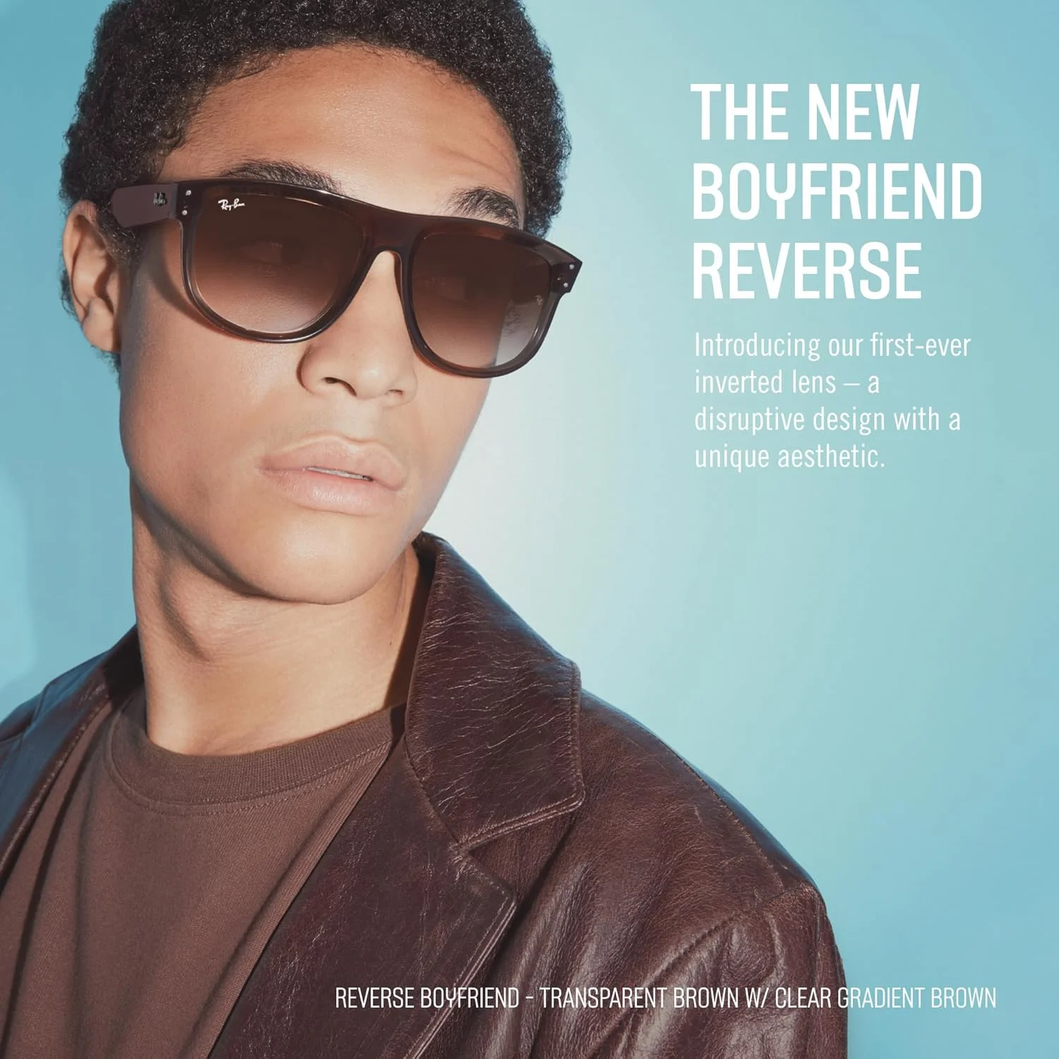 عینک آفتابی ری-بن Rbr0501s Boyfriend Reverse Square عینک آفتابی ری-بن Rbr0501s Boyfriend Reverse Square