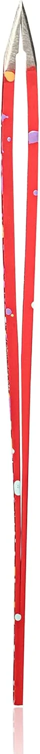 Rubis Tweezers Action Painting - Oblique, Fine and Pointed - Tweezers for Eyebrow Plucking - Slanted Tip for Hair Removal - Professional Tweezers - Red Rubis Tweezers Action Painting - Oblique, Fine and Pointed - Tweezers for Eyebrow Plucking - Slanted Tip for Hair Removal - Professional Tweezers - Red