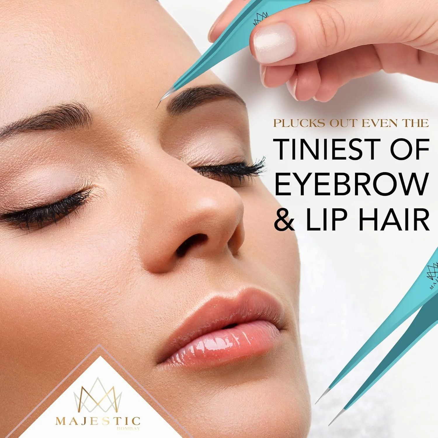 موچین جراحی مجستیک بمبئی برای موهای زیرپوستی - موچین نوک تیز سوزنی دقیق برای برداشتن خرده چوب، کنه و شیشه - بهترین برای موهای ابرو، از بین بردن موهای صورت (آبی تییل) موچین جراحی مجستیک بمبئی برای موهای زیرپوستی - موچین نوک تیز سوزنی دقیق برای برداشتن خرده چوب، کنه و شیشه - بهترین برای موهای ابرو، از بین بردن موهای صورت (آبی تییل)