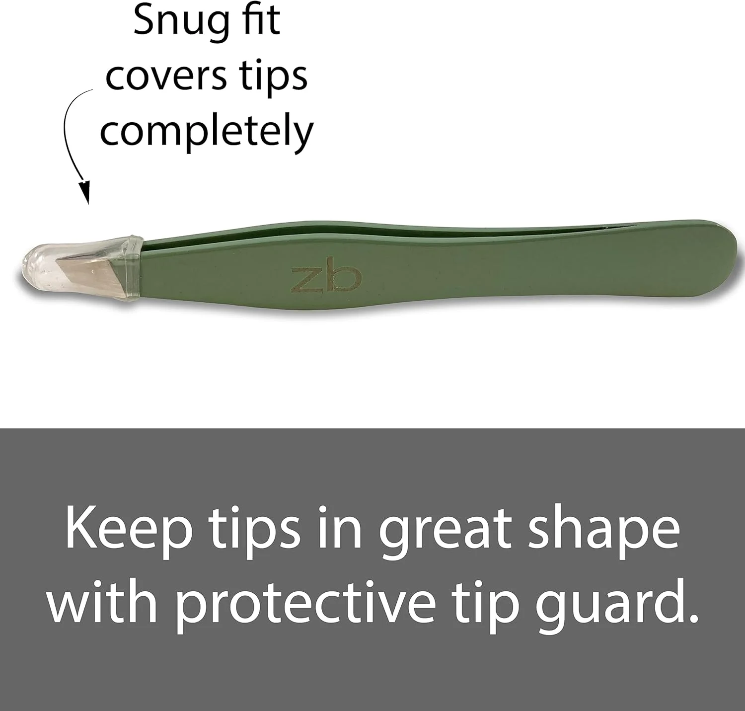 موچین Zizzili Basics - فولاد ضد زنگ درجه جراحی - نوک مورب برای حالت دادن حرفه ای ابرو و از بین بردن موهای صورت - همراه با کیف محافظ (Sage) موچین Zizzili Basics - فولاد ضد زنگ درجه جراحی - نوک مورب برای حالت دادن حرفه ای ابرو و از بین بردن موهای صورت - همراه با کیف محافظ (Sage)