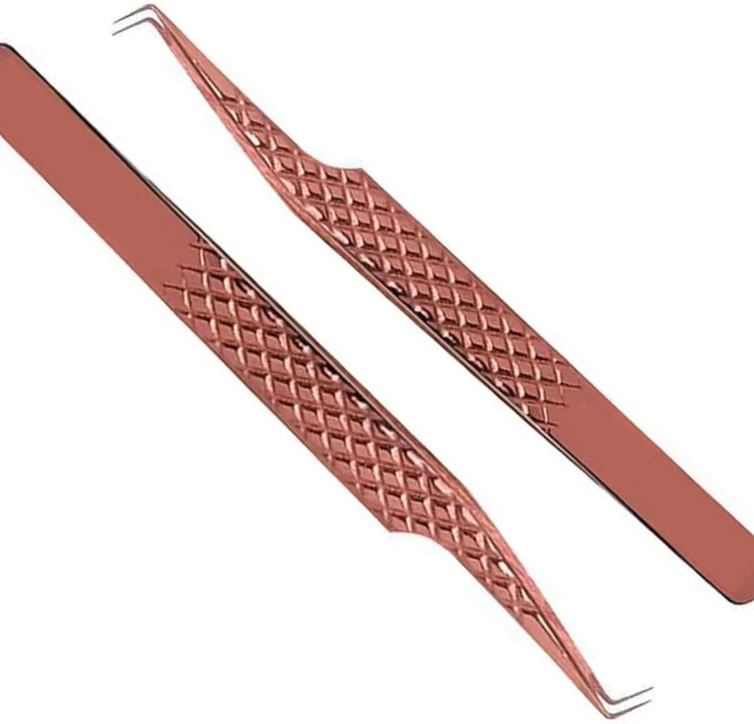 موچین اکستنشن مژه زاویه 90 درجه حرفه ای LOZZBY، استیل ضد زنگ ژاپنی دقیق، 1 عدد موچین با جعبه فوق العاده موچین اکستنشن مژه زاویه 90 درجه حرفه ای LOZZBY، استیل ضد زنگ ژاپنی دقیق، 1 عدد موچین با جعبه فوق العاده