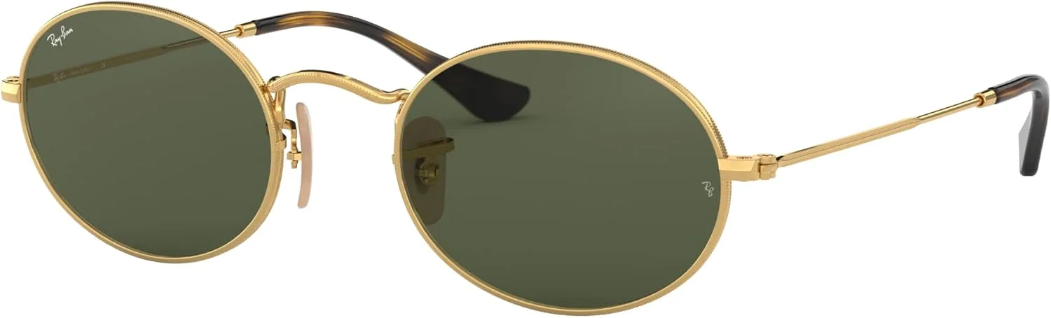 عینک آفتابی униsex Ray-Ban OVAL METAL RB 3547N طلایی/G- CLASSIC GREEN 51/21/145