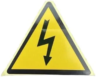بسته 100 عددی – علائم هشدار ولتاژ بالا | برچسب های خطر ایمنی الکتریکی | برچسب های احتیاط مثلثی برای محل کار، کارخانه، انبار و ایمنی خانه