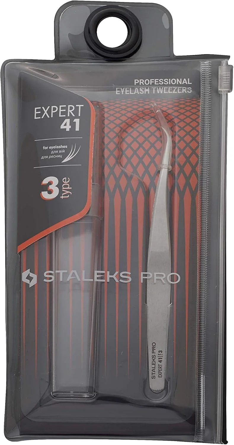 موچین مژه حرفه ای استالکس EXPERT 41 TYPE 3 (خمیده)