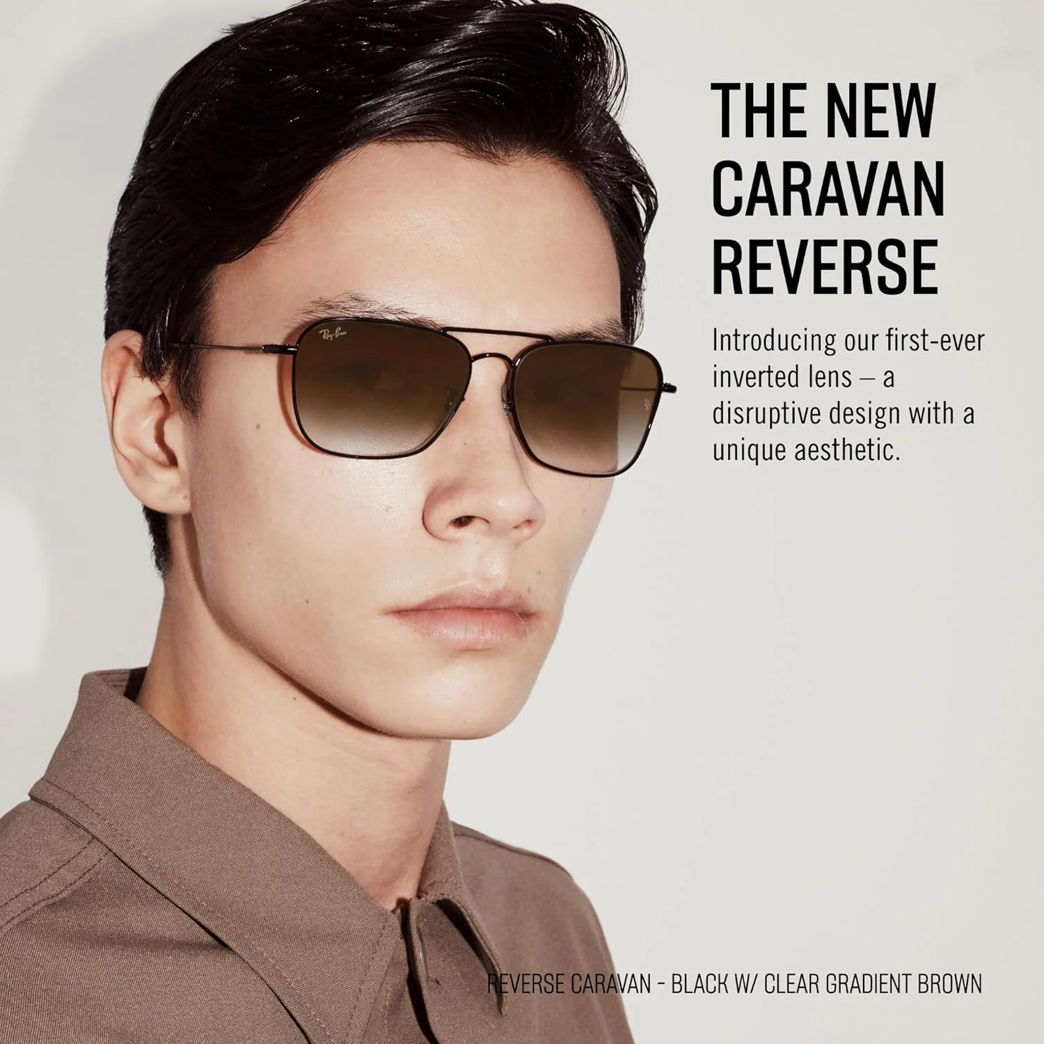 عینک آفتابی ری-بن Rbr0102s Caravan Reverse Square