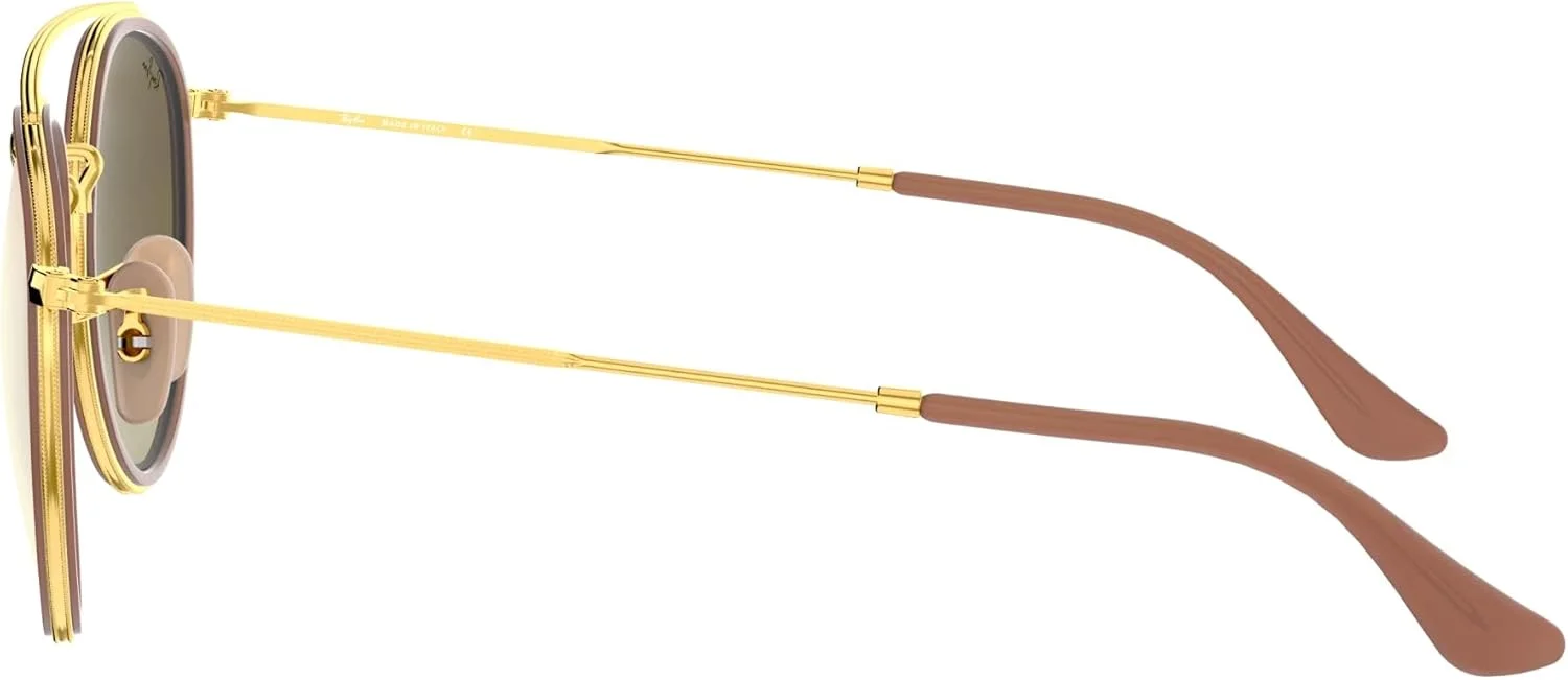 عینک آفتابی زنانه ری بن مدل Rb3647n با پل دوتایی و فریم گرد