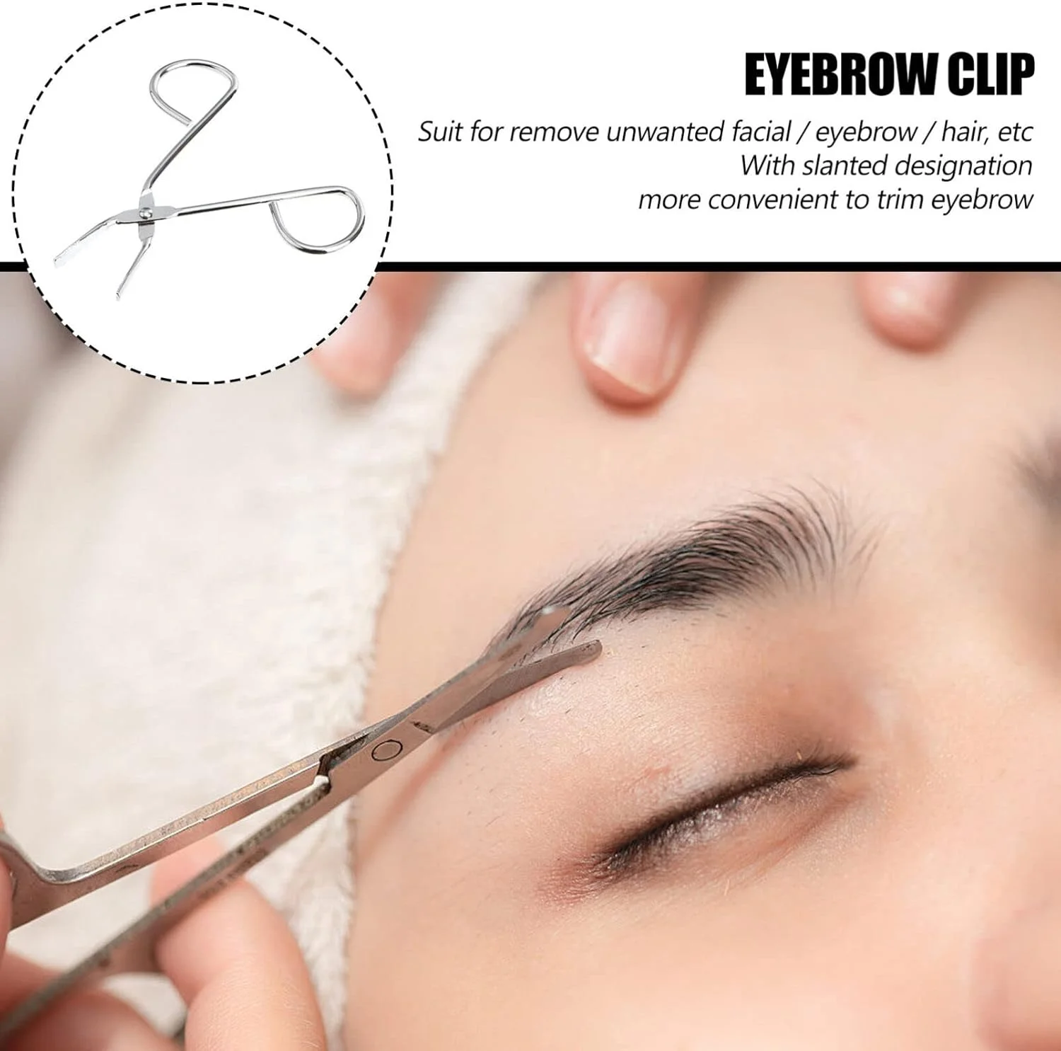 موچین قیچی شکل Healifty، استیل ضد زنگ، نوک مورب، موچین نوک صاف، گیره مو (نقره ای) موچین قیچی شکل Healifty، استیل ضد زنگ، نوک مورب، موچین نوک صاف، گیره مو (نقره ای)
