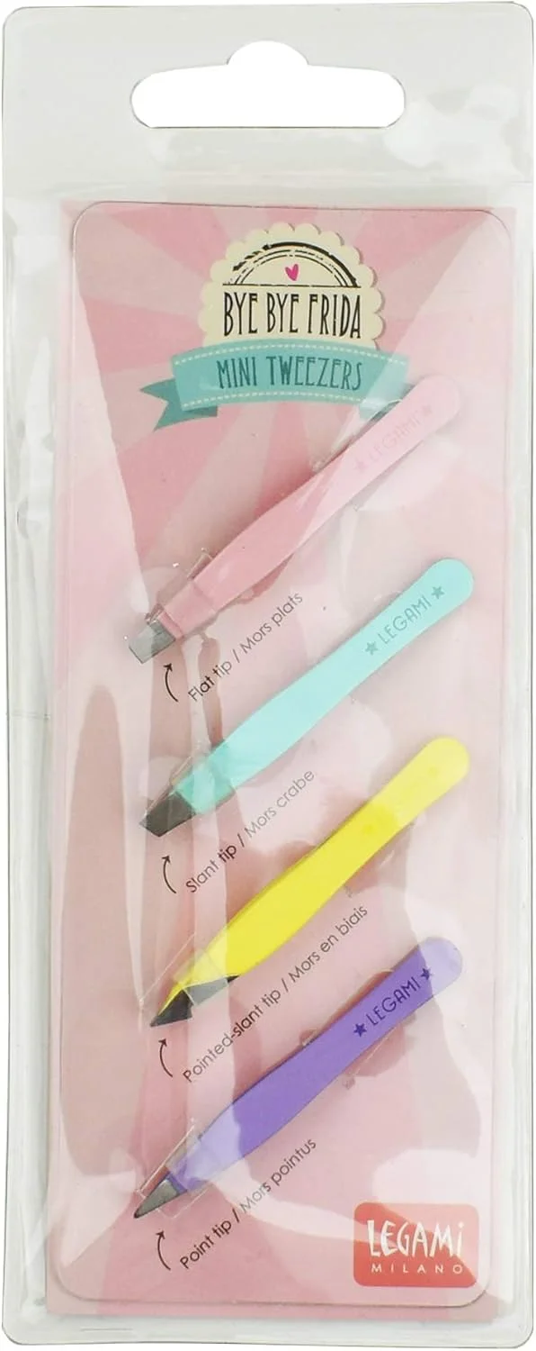 لگامی - ست 4 عددی موچین مینی بای بای فریدا، 5 × 0.5 سانتی متر، فولاد ضد زنگ، دسترسی به موهای پنهان با مناسب ترین نوک، نوک صاف، نوک زاویه دار، نوک مورب، نوک تیز لگامی - ست 4 عددی موچین مینی بای بای فریدا، 5 × 0.5 سانتی متر، فولاد ضد زنگ، دسترسی به موهای پنهان با مناسب ترین نوک، نوک صاف، نوک زاویه دار، نوک مورب، نوک تیز