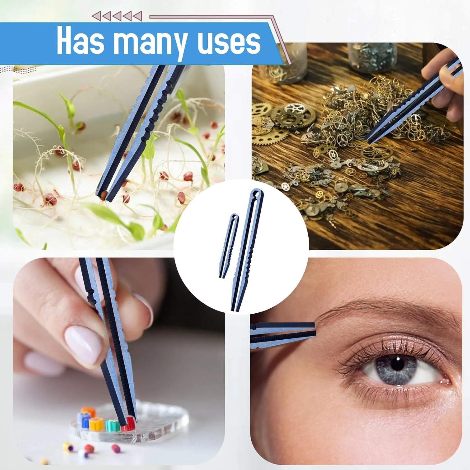 KALIONE 2 عدد موچین مینی تیتانیومی، موچین EDC، موچین آلیاژ تیتانیوم قابل حمل، موچین دقیق، موچین کوچک قابل حمل برای مسافرت، موچین برای برداشتن اشیا، مناسب برای کمپینگ و ابزار فضای باز (آبی) KALIONE 2 عدد موچین مینی تیتانیومی، موچین EDC، موچین آلیاژ تیتانیوم قابل حمل، موچین دقیق، موچین کوچک قابل حمل برای مسافرت، موچین برای برداشتن اشیا، مناسب برای کمپینگ و ابزار فضای باز (آبی)