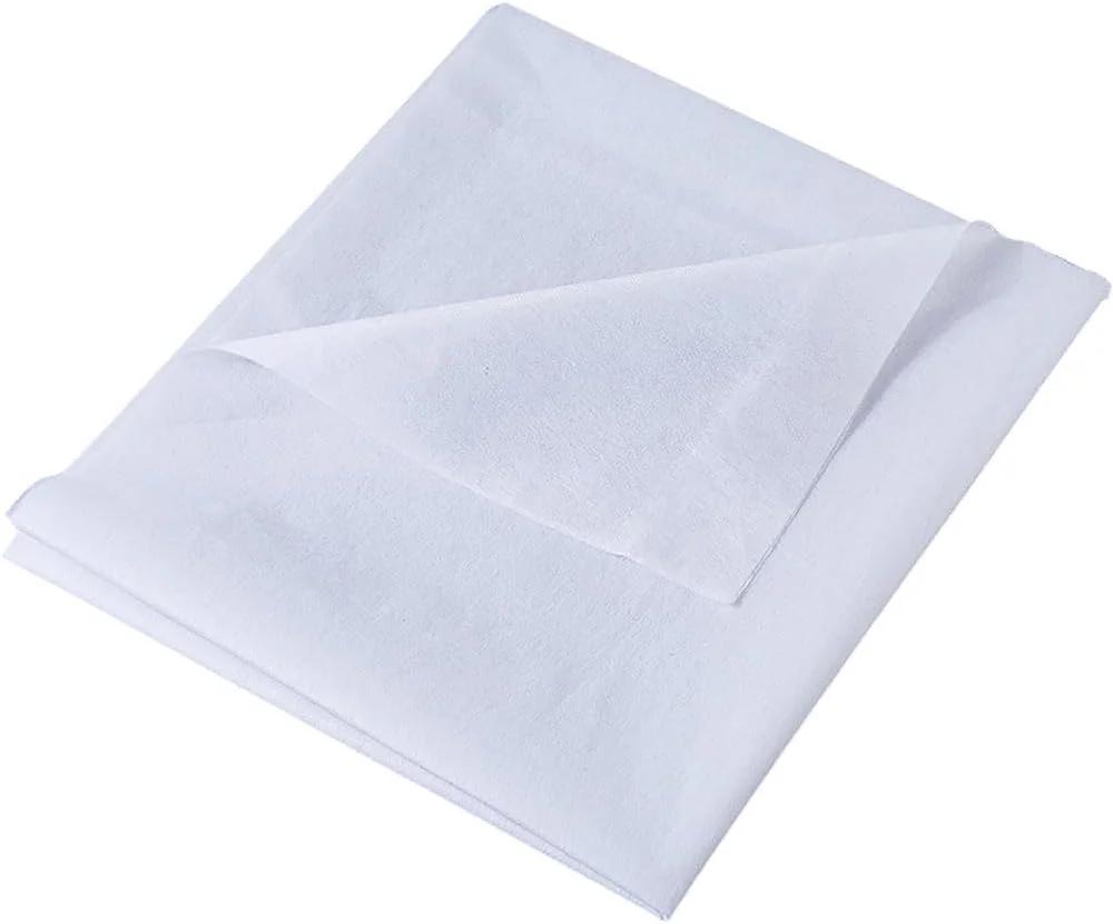 پارچه نبافته 5 متری DICOSMETIC با عرض 1.02 متر، لایی چسب پارچه ای سفید رنگ مناسب برای اتو کردن و خیاطی، مناسب برای سجاف پیراهن، لباس، یقه و سرآستین