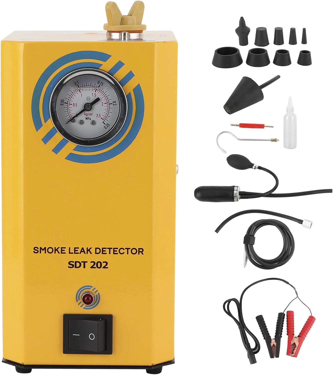 دستگاه تشخیص نشت دود Gearwell مدل SDT-202، ابزار خط لوله برای سیستم خنک کننده اگزوز ورودی
