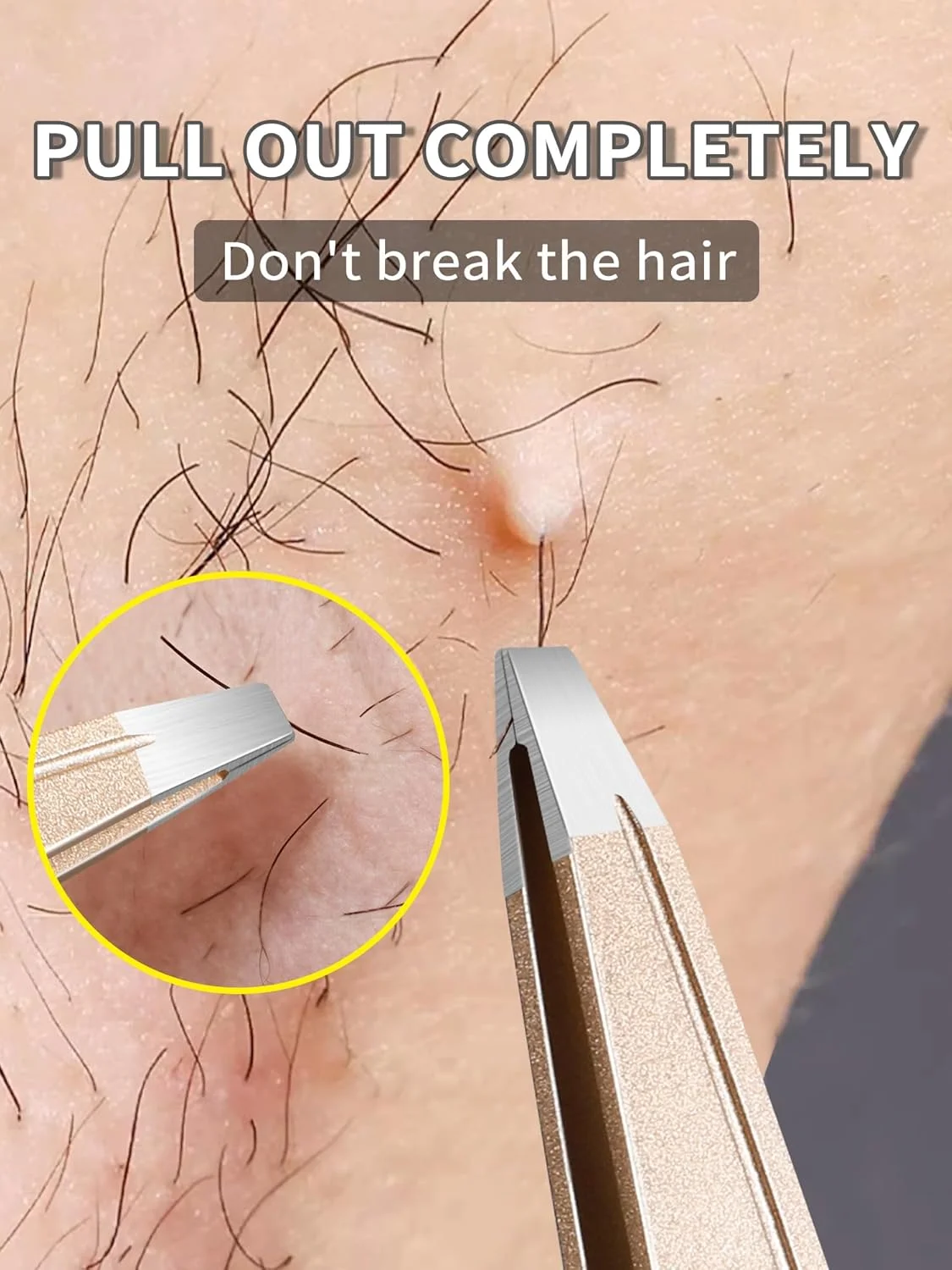 موچین ابرو زنانه برای موهای صورت: ست 4 عددی موچین استیل ضد زنگ به همراه کیف آینه مسافرتی