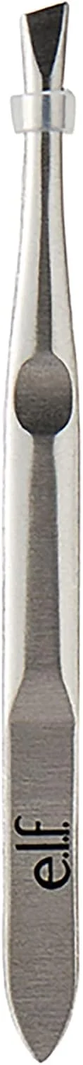 e.l.f. Slant Tweezer, Professional Quality Stainless Steel, Provides a Strong Grip, Removes Hairs Accurately, Shapes, Defines, Easy To Use, Ergonomically-Designed e.l.f. Slant Tweezer, Professional Quality Stainless Steel, Provides a Strong Grip, Removes Hairs Accurately, Shapes, Defines, Easy To Use, Ergonomically-Designed