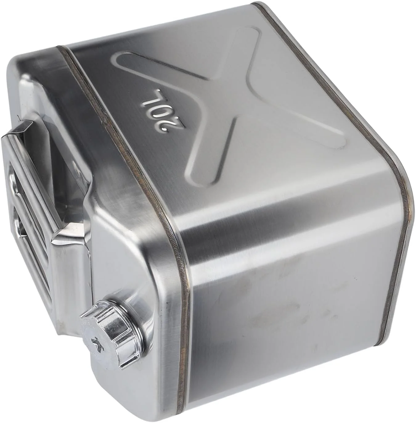 گالن سوخت 20 لیتری Gearwell از جنس استیل ضد زنگ، مقاوم در برابر خوردگی، قابل حمل برای بنزین، نفت و گازوئیل گالن سوخت 20 لیتری Gearwell از جنس استیل ضد زنگ، مقاوم در برابر خوردگی، قابل حمل برای بنزین، نفت و گازوئیل