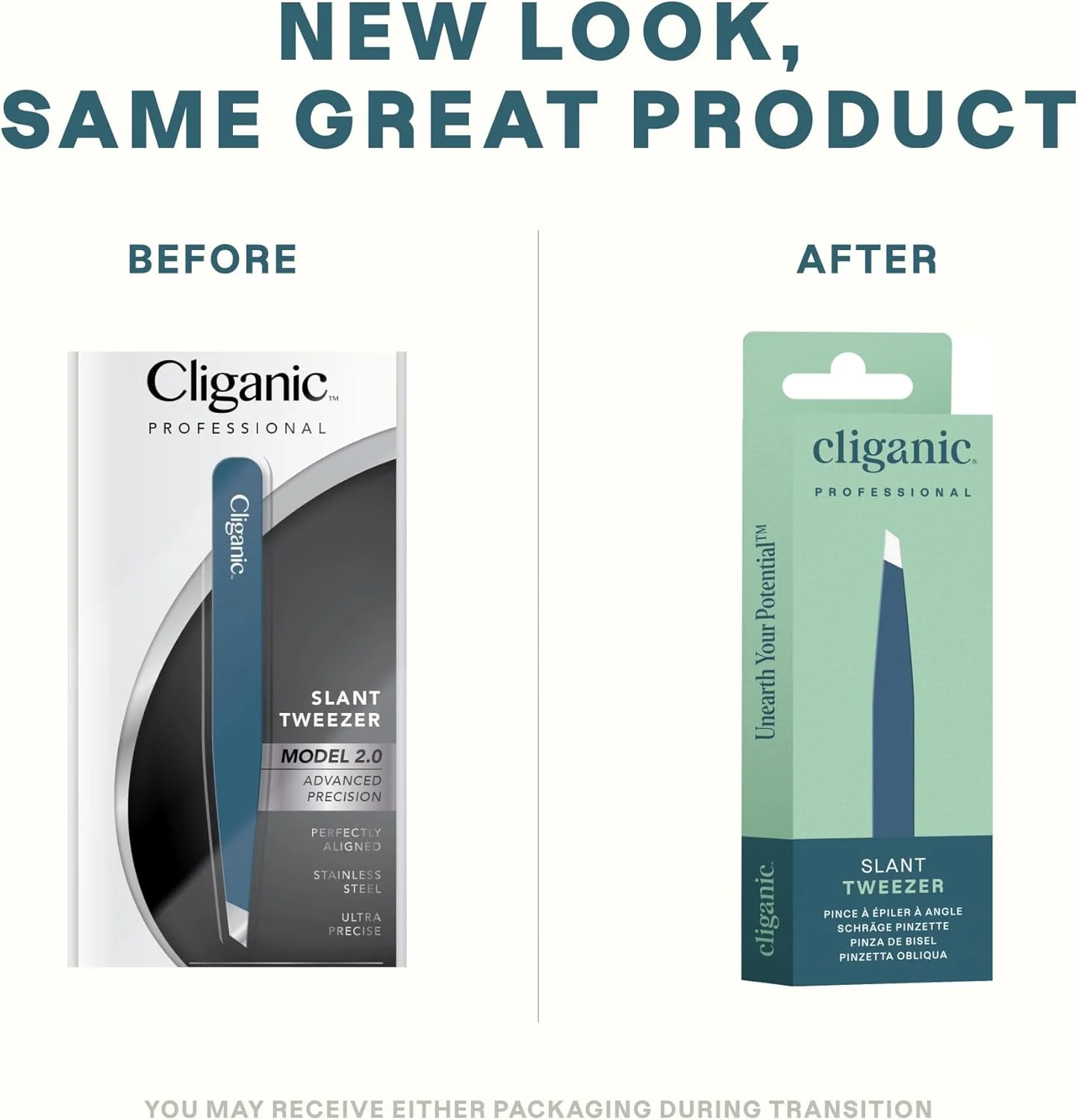 موچین ابرو حرفه ای Cliganic نوک مورب (آبی) - دقت برای آقایان و خانم ها، استیل ضد زنگ، بهترین برای کندن موهای صورت و چانه موچین ابرو حرفه ای Cliganic نوک مورب (آبی) - دقت برای آقایان و خانم ها، استیل ضد زنگ، بهترین برای کندن موهای صورت و چانه