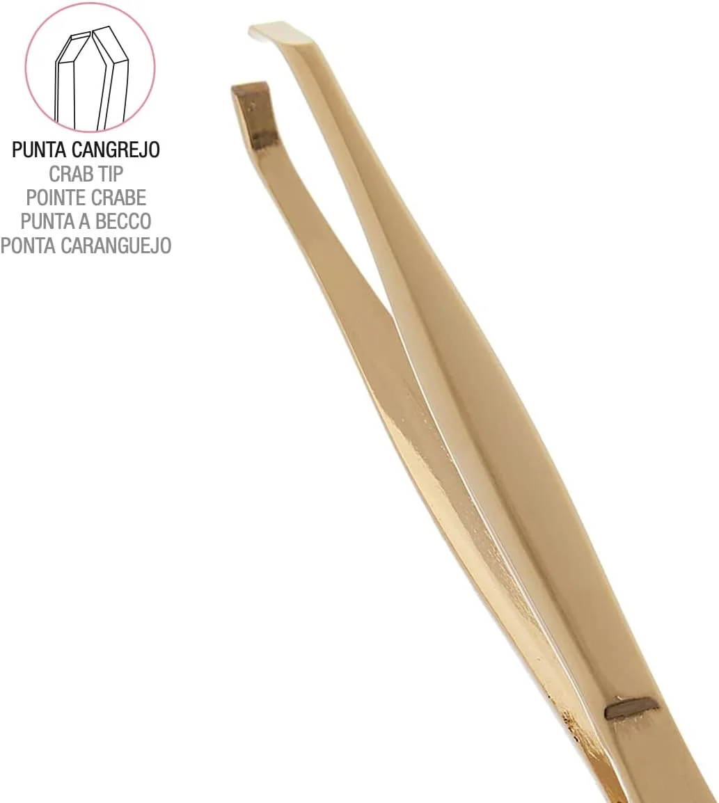 Beter Golden Crab Tip Tweezers For Hair Removal Or Eyebrow Shaping Beter Golden Crab Tip Tweezers For Hair Removal Or Eyebrow Shaping
