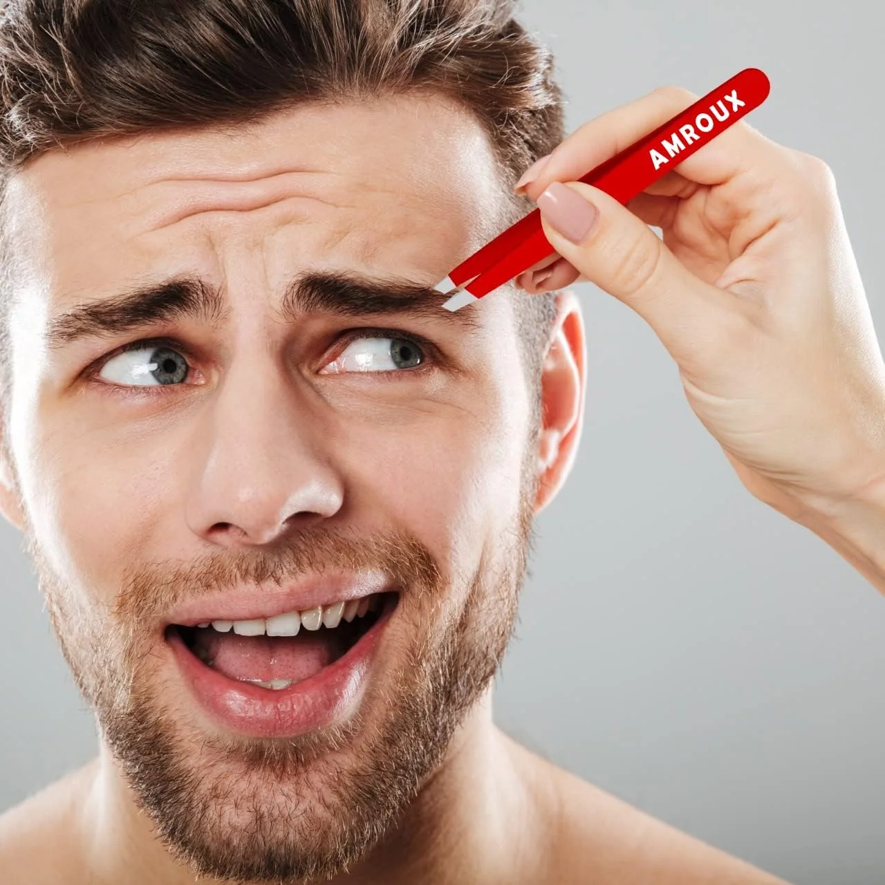 موچین ابرو Amorux برای زنان، موچین استیل ضد زنگ حرفه ای برای از بین بردن موهای صورت، موهای زیر پوستی، خرده ها و زیبایی روزانه (قرمز) موچین ابرو Amorux برای زنان، موچین استیل ضد زنگ حرفه ای برای از بین بردن موهای صورت، موهای زیر پوستی، خرده ها و زیبایی روزانه (قرمز)