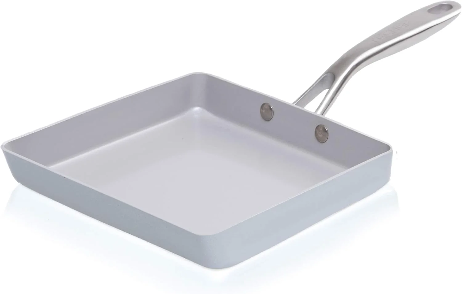 تابه املت ژاپنی تاماگویاکی سرامیکی نچسب تفلون TECHEF - تابه/ماهیتابه تخم مرغ، (بدون PTFE، PFAS و PFOA)، مناسب برای اجاق های القایی، ساخت کره