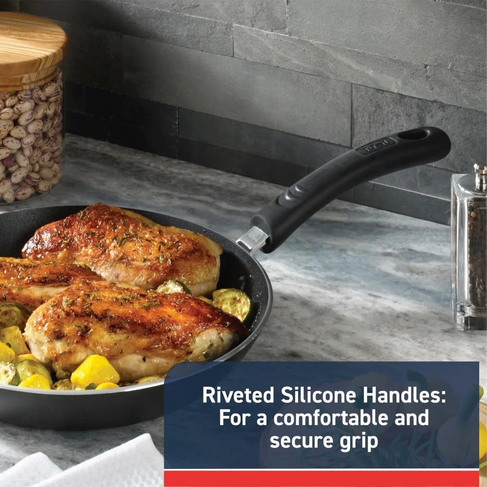 ست 3 تکه تابه نچسب تیتانیومی T-Fal Elite بدون PFOA - 20 سانتی متر - 25 سانتی متر - 28 سانتی متر ست 3 تکه تابه نچسب تیتانیومی T-Fal Elite بدون PFOA - 20 سانتی متر - 25 سانتی متر - 28 سانتی متر