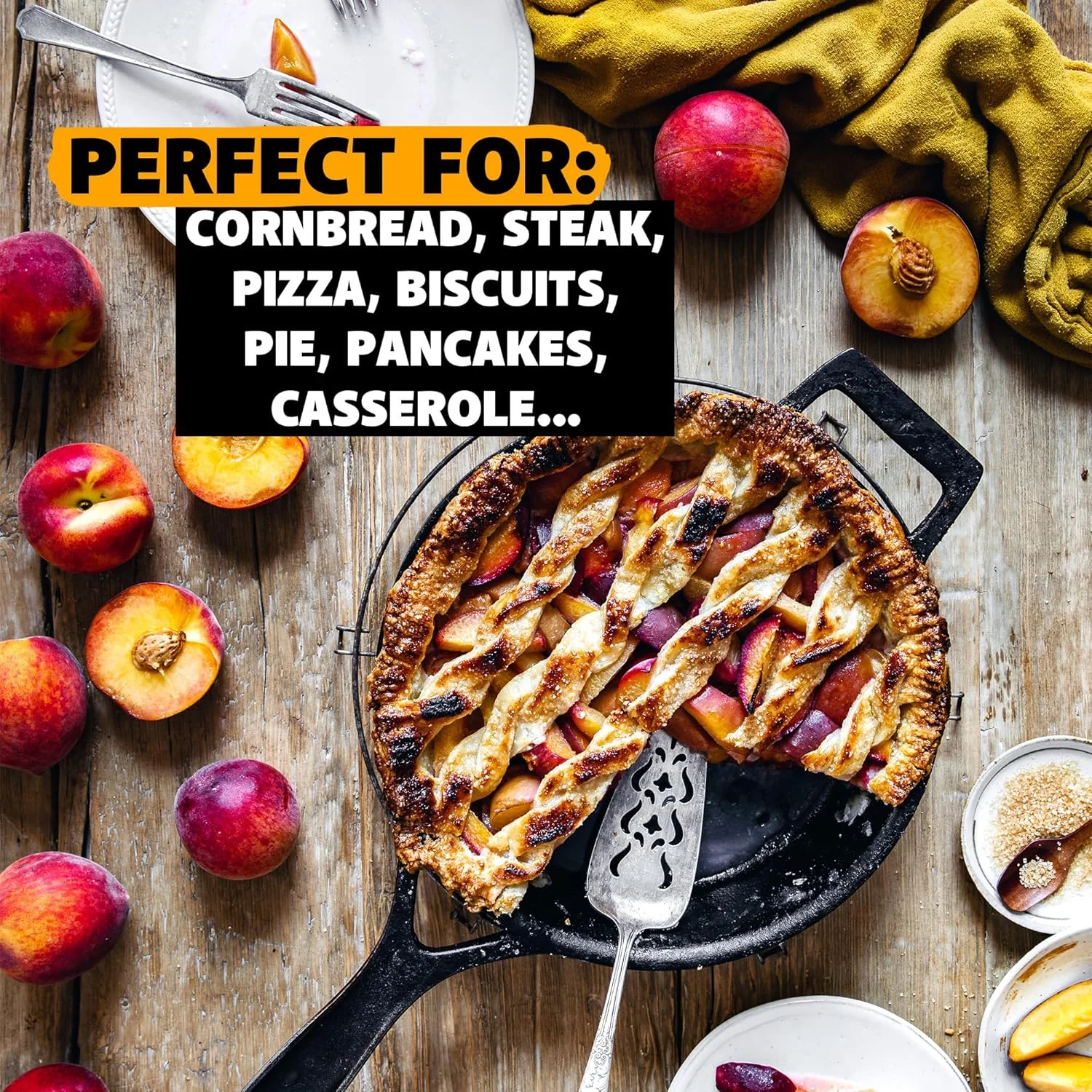 تابه چدنی 12 اینچی استارگیزر | ساخت آمریکا، چاشنیدار، توزیع یکنواخت حرارت، سبک وزن، تمیز کردن آسان، سطح نچسب صاف برای گریل و سرخ کردن تابه چدنی 12 اینچی استارگیزر | ساخت آمریکا، چاشنیدار، توزیع یکنواخت حرارت، سبک وزن، تمیز کردن آسان، سطح نچسب صاف برای گریل و سرخ کردن