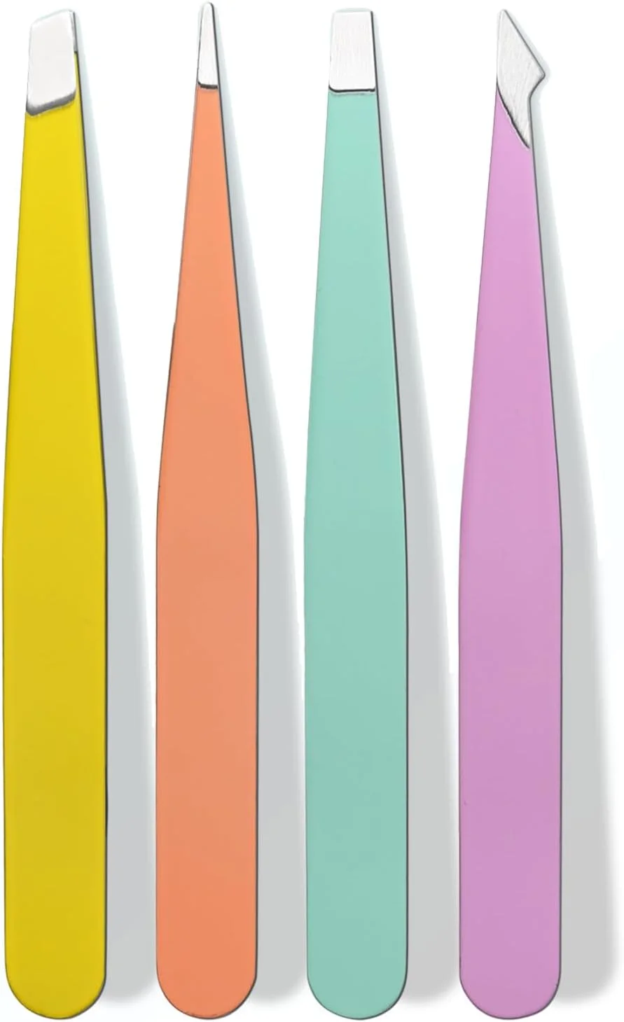 LUCKNIGHT Precision Tweezers, 4Pcs Industrial Tweezers, Stainless Steel Pointed Tweezers for Craft, Electronics, Soldering, Medical and Experimental Work, Jewelry-Making LUCKNIGHT Precision Tweezers, 4Pcs Industrial Tweezers, Stainless Steel Pointed Tweezers for Craft, Electronics, Soldering, Medical and Experimental Work, Jewelry-Making