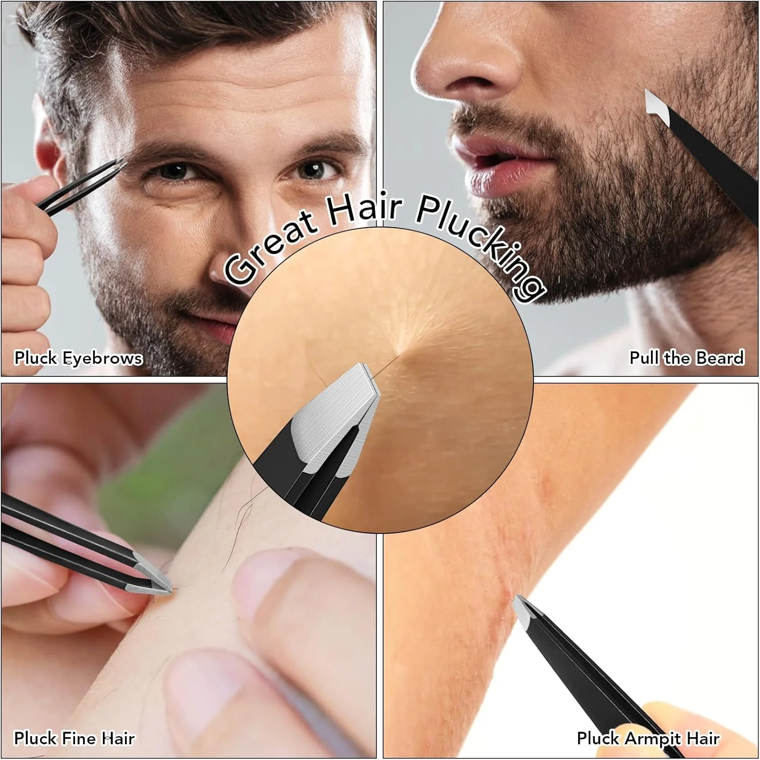 ست موچین برای موهای صورت بانوان، ست 8 عددی موچین ابرو دقیق به همراه ناخن گیر، موچین ابرو آقایان برای از بین بردن موهای زیر پوستی (مشکی) ست موچین برای موهای صورت بانوان، ست 8 عددی موچین ابرو دقیق به همراه ناخن گیر، موچین ابرو آقایان برای از بین بردن موهای زیر پوستی (مشکی)
