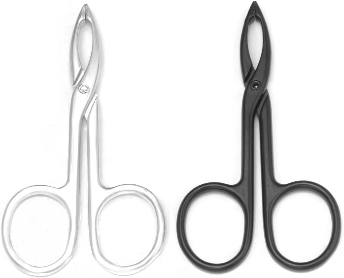 دو عدد موچین قیچی دار، نوک صاف، مناسب برداشتن موهای صورت و ابرو (نقره ای و مشکی) دو عدد موچین قیچی دار، نوک صاف، مناسب برداشتن موهای صورت و ابرو (نقره ای و مشکی)