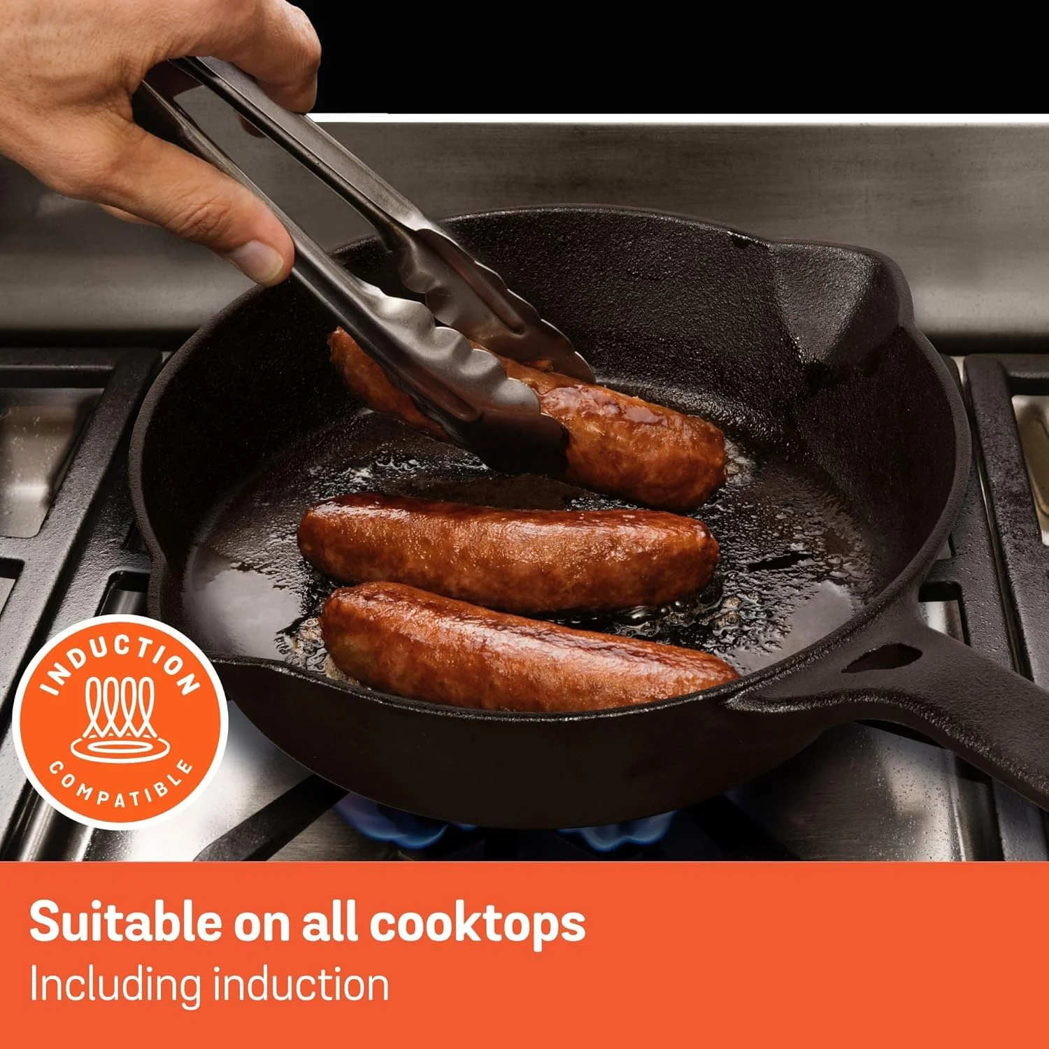 تابه چدنی مایر از پیش روغنکاری شده سایز 22 سانتیمتر | تابه گریل چدنی ایمن برای استفاده در داخل و خارج از خانه | تابه چدنی 8.5 اینچی (مشکی) تابه چدنی مایر از پیش روغنکاری شده سایز 22 سانتیمتر | تابه گریل چدنی ایمن برای استفاده در داخل و خارج از خانه | تابه چدنی 8.5 اینچی (مشکی)