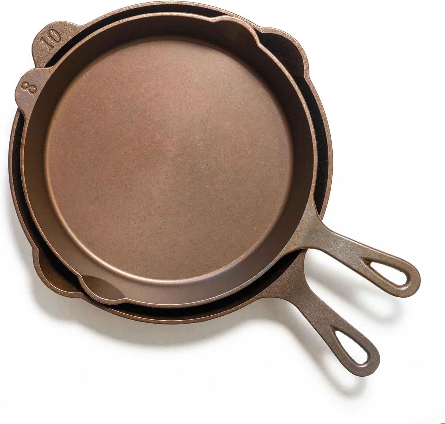 تابه چدنی سبک وزن لنکستر - تابه سرخ کردنی 10.5 اینچی از قبل چاشنی شده - ساخت آمریکا