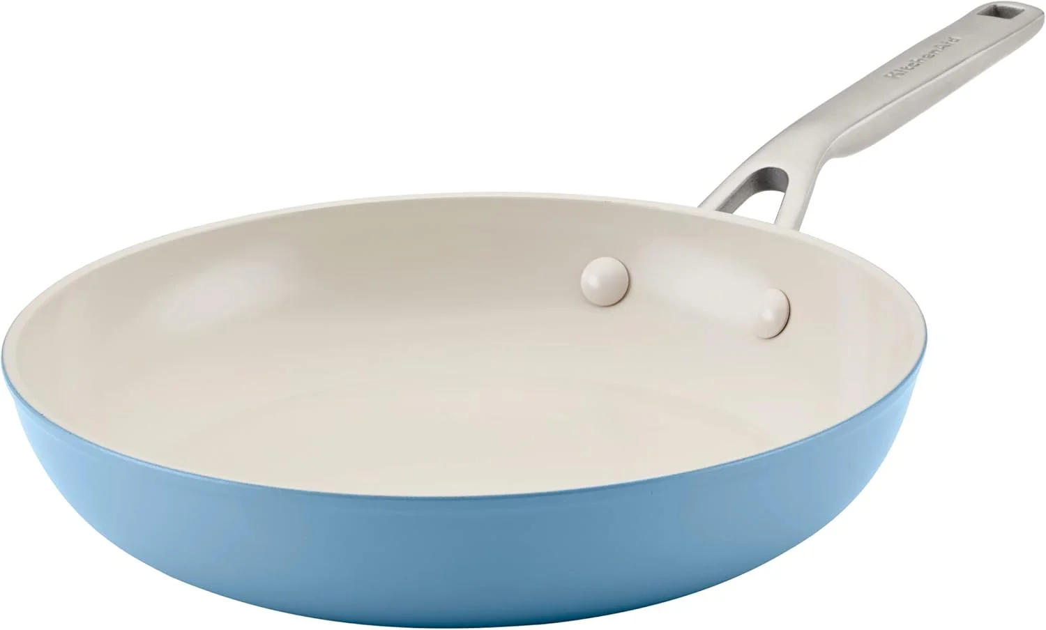 تابه سرامیکی نچسب هارد آنادایز شده کیچن اید، سایز 25 سانتیمتر، آبی مخملی