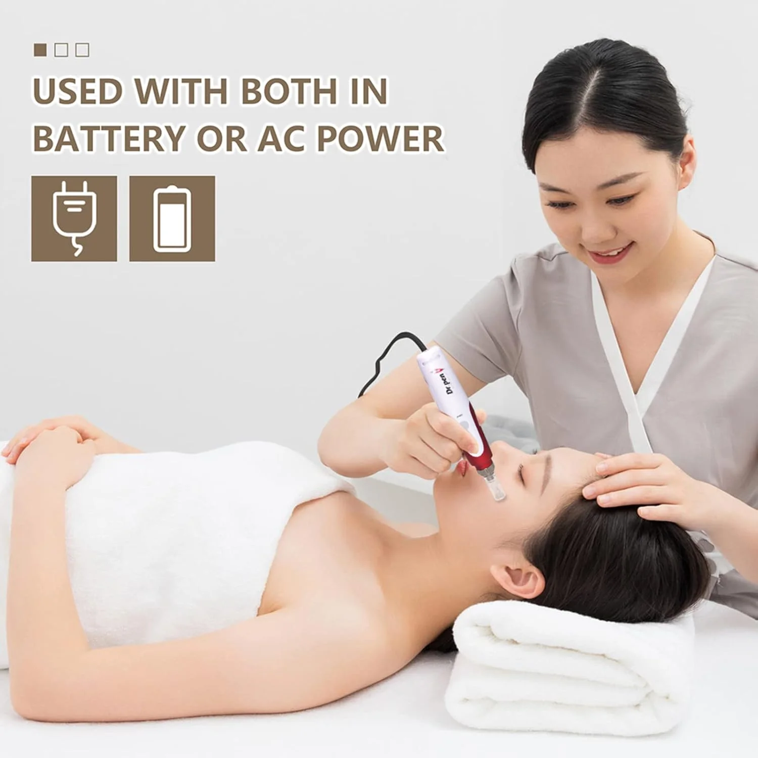 Wirelessly Rechargeable Dermapen Micro Needling Pen Efoliate Shrink Pores Mesotherapy Auto Micro Needl-e Derma System Therapy