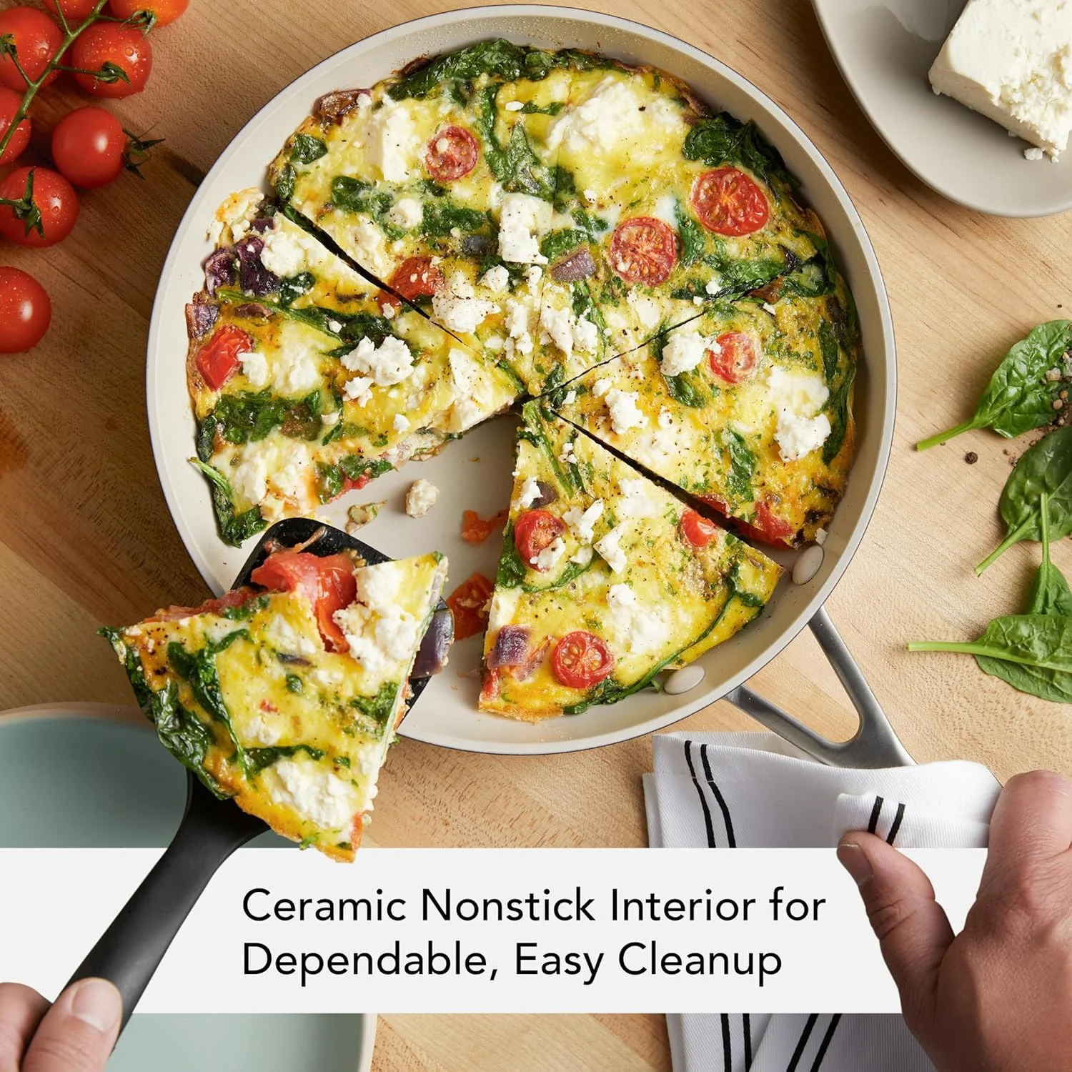 تابه نچسب سرامیکی هارد آنادایز شده KitchenAid، سایز 10 اینچ - مشکی مات تابه نچسب سرامیکی هارد آنادایز شده KitchenAid، سایز 10 اینچ - مشکی مات