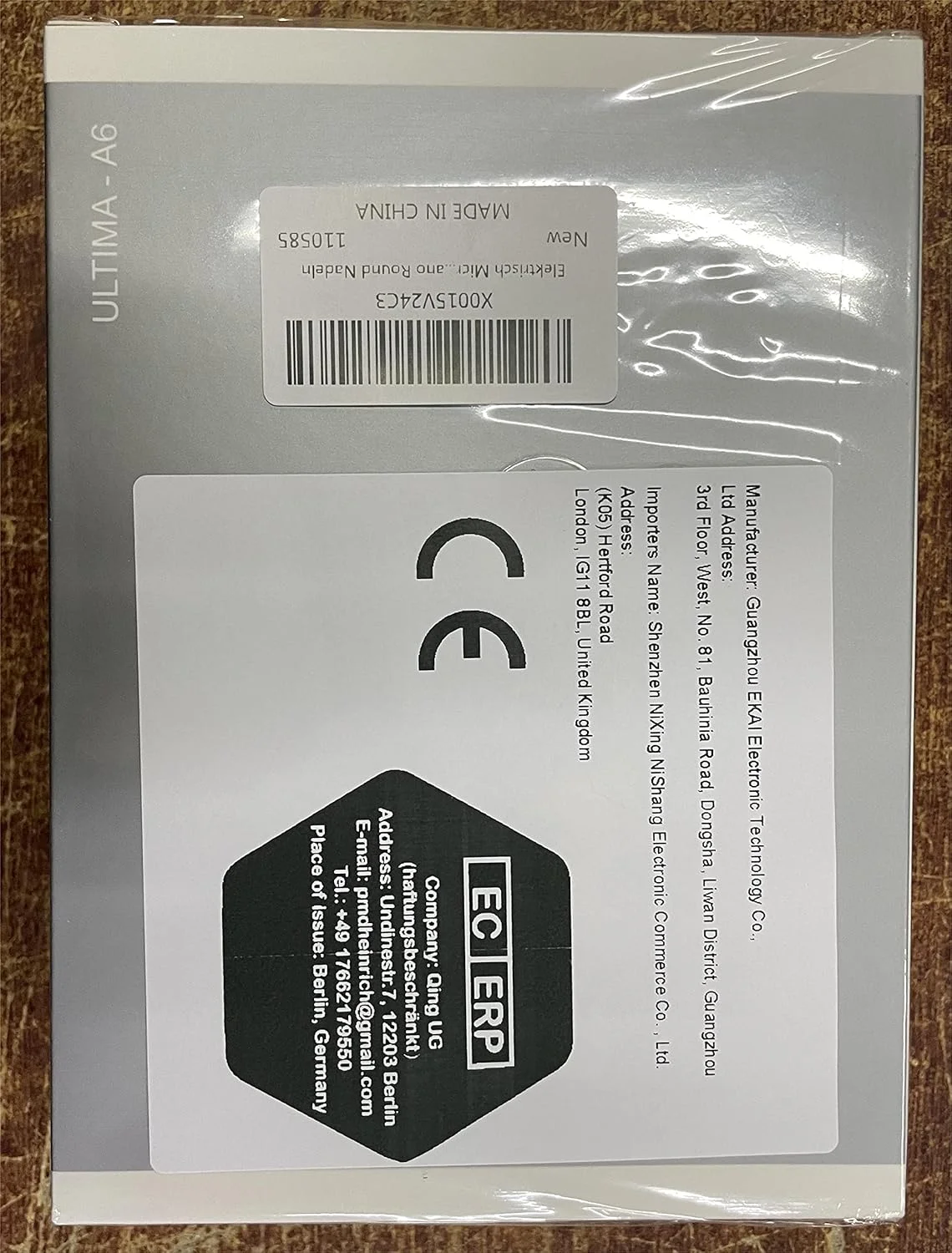 دکتر.قلم A6 Ultima قلم میکرونیدلینگ برقی تاپدایرکت، قلم درمارولر قابل تنظیم 0.25-2.5 میلیمتری برای چین و چروک، ترکهای پوستی، جای زخم، جوانسازی، همراه با 2 عدد کارتریج 12 پین، 2 عدد کارتریج 36 پین، 2 عدد کارتریج نانو گرد دکتر.قلم A6 Ultima قلم میکرونیدلینگ برقی تاپدایرکت، قلم درمارولر قابل تنظیم 0.25-2.5 میلیمتری برای چین و چروک، ترکهای پوستی، جای زخم، جوانسازی، همراه با 2 عدد کارتریج 12 پین، 2 عدد کارتریج 36 پین، 2 عدد کارتریج نانو گرد